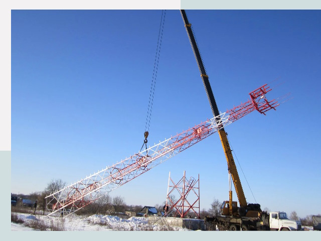 Строительство башен связи в Уссурийске от 619 руб.