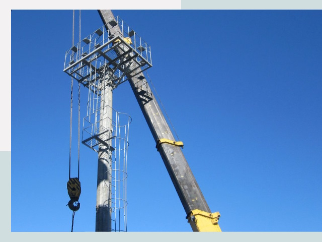 Монтаж осветительных мачт в Уссурийск от 619 руб.