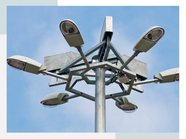 Монтаж осветительных мачт в Уссурийске