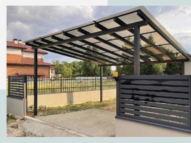 Металлические навесы в Уссурийск от 619 руб. за м²