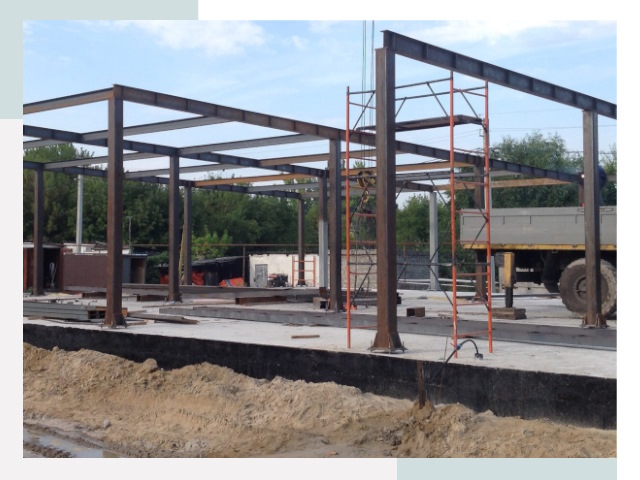 Фундамент для ангаров в Уссурийске