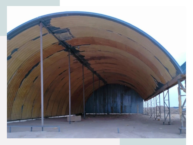 Реконструкция ангаров в Уссурийске